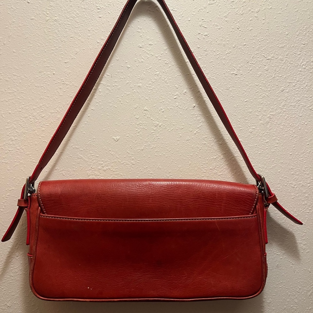 Coach Hamptons East West Buckle Shoulder Bag-Vintage Y2K-Rare Color - Picture 2 of 13